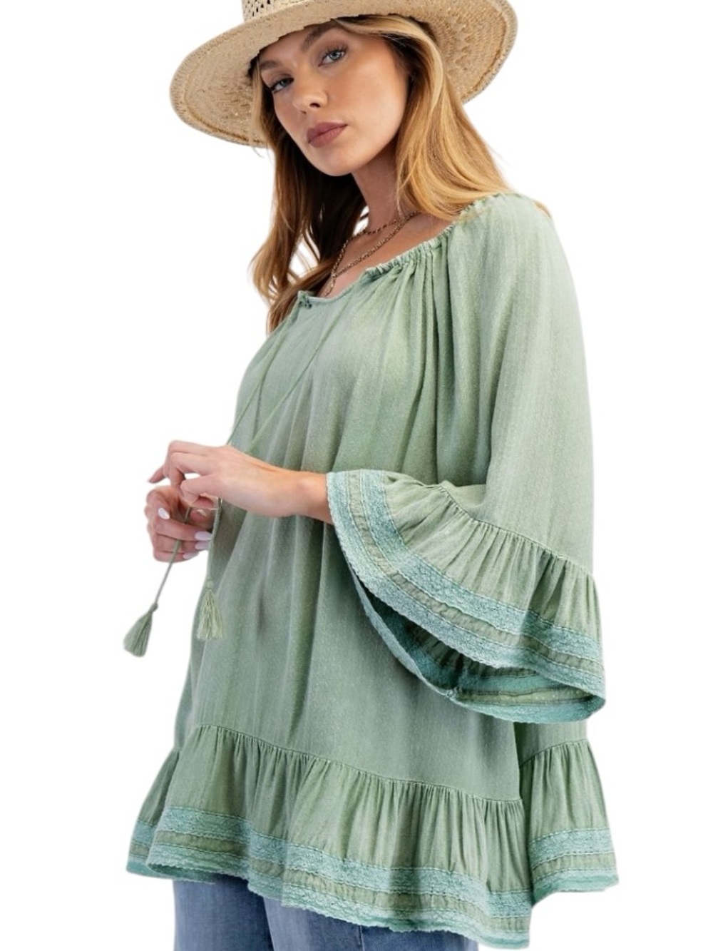 020:  EASEL NWT TOP SAGE (H7)